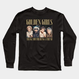 GOLDEN GILRS VINTAGE - Thank You For Being A Friend Long Sleeve T-Shirt